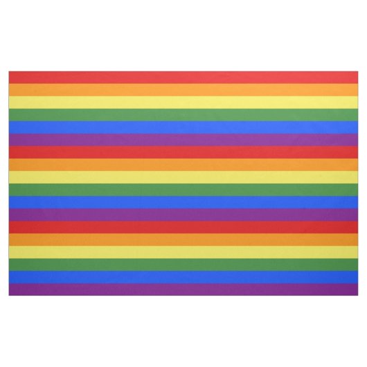LGBT Pride Vlag Regenboog Strepen Stof (Fat Quarter)