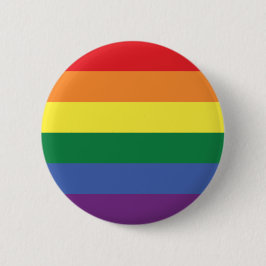 LGBT | Pride-vlagontwerp | Stripes | Ronde Button 5,7 Cm
