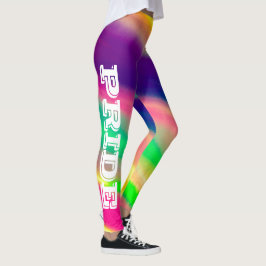 LGBT Pride Waterverf Rainbow Leggings