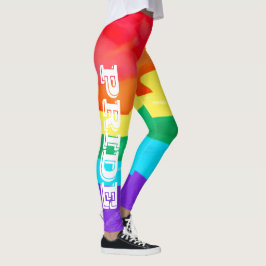 LGBT Pride Waterverf Regenboogvlag Leggings