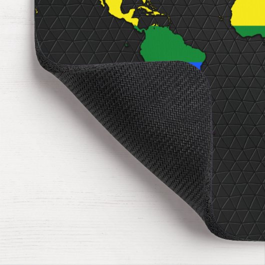 LGBT-pride wereldkaart Muismat (Hoek)