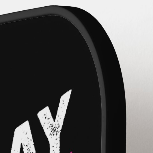 LGBT Pride Zeg niet tegen Desantis Lesbian Pickleball Paddle (Links Detail)