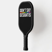 LGBT Pride Zeg niet tegen Desantis Lesbian Pickleball Paddle (Links)