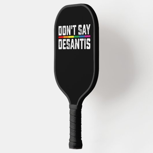 LGBT Pride Zeg niet tegen Desantis Lesbian Pickleball Paddle (Links)