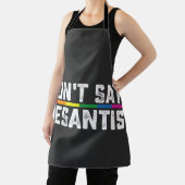 LGBT Pride Zeg niet tegen Desantis Lesbian Schort (Insitu)