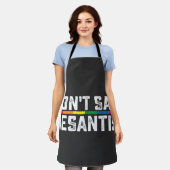 LGBT Pride Zeg niet tegen Desantis Lesbian Schort (Gedragen)