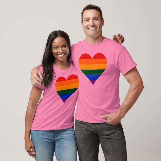 LGBT-pridehart Basic T-Shirt (Unisex)