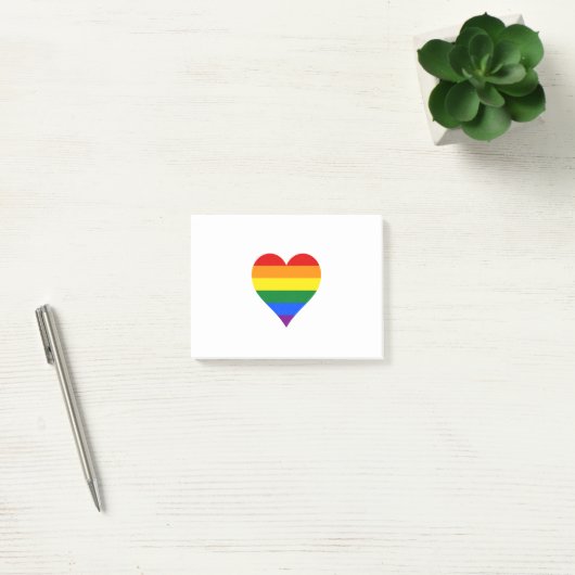 LGBT-pridehart Post-it® Notes (Kantoor)