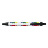 LGBT-prideharten Zwarte Inkt Pen (Achterkant)