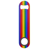 LGBT-pridestrepen Speed Flessenopener (Voorkant)