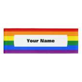 LGBT-pridevlag Naambadge (Voorkant)