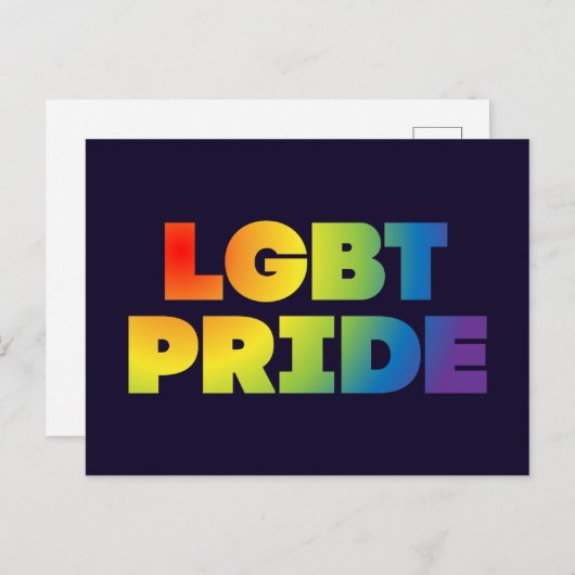 LGBT-PRIJS BRIEFKAART (Voorkant / Achterkant)
