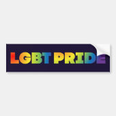 LGBT-PRIJS BUMPERSTICKER (Voorkant)