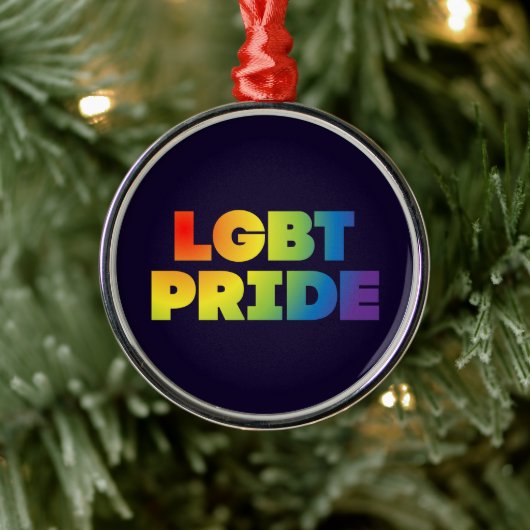 LGBT-PRIJS METALEN ORNAMENT (Boom)