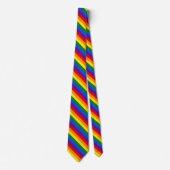 LGBT PROUD Regenboog Keelband Stropdas (Voorkant)