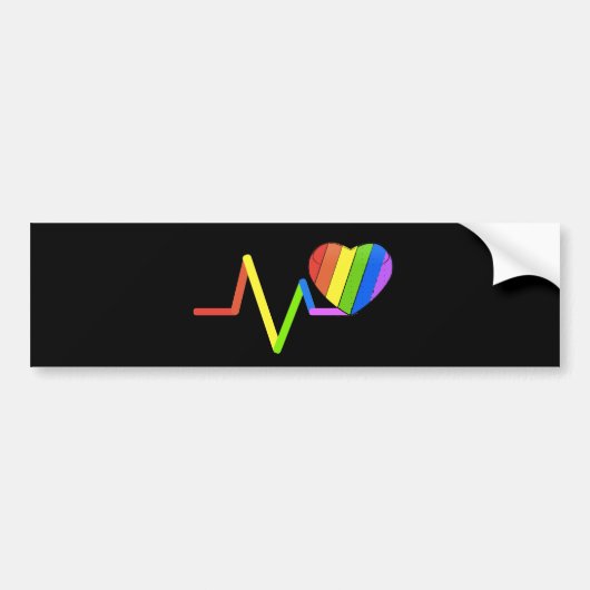 LGBT Pulse Orlando Tribute #LoveWins Bumpersticker (Voorkant)