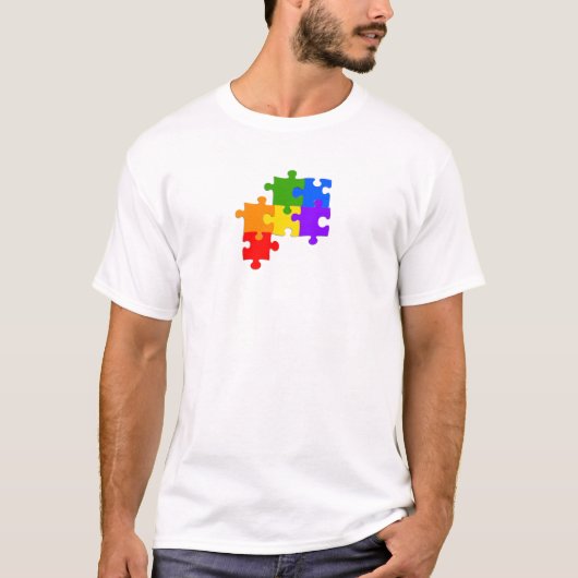 LGBT Puzzle T-shirt (Voorkant)