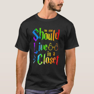Lgbt Q Gay Pride Proud Ally Niemand mag in T-shirt