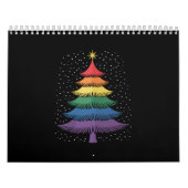 LGBT-Q Pride Christmas Tree Pajama Rainbow Flag Kalender (Hoes)