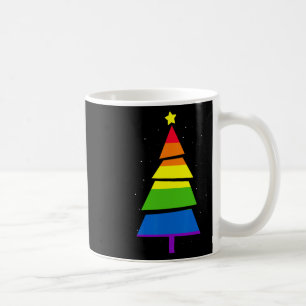 Lgbt-q Pride Regenboog Vlag Gay Kerstboom Kerstmis Koffiemok