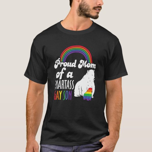 Lgbt Queer Pride Social Movement Gay Son Rainbow B T-shirt (Voorkant)