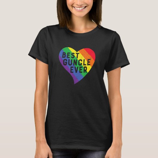 LGBT Queer Pride Sociale Beweging Beste GunKooit T-shirt (Voorkant)