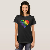 LGBT Queer Pride Sociale Beweging Beste GunKooit T-shirt (Voorkant volledig)
