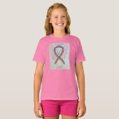 LGBT Rainbow Awareness Ribbon Angel Custom Shirt (Voorkant volledig)