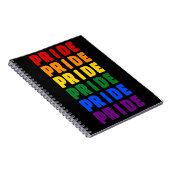 LGBT Rainbow Colors Pride Notitieboek (Rechterzijde)