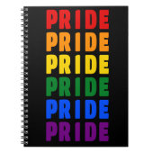 LGBT Rainbow Colors Pride Notitieboek (Voorkant)