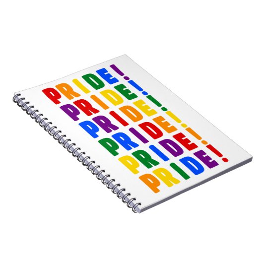 LGBT Rainbow Colors Pride Notitieboek (Rechterzijde)