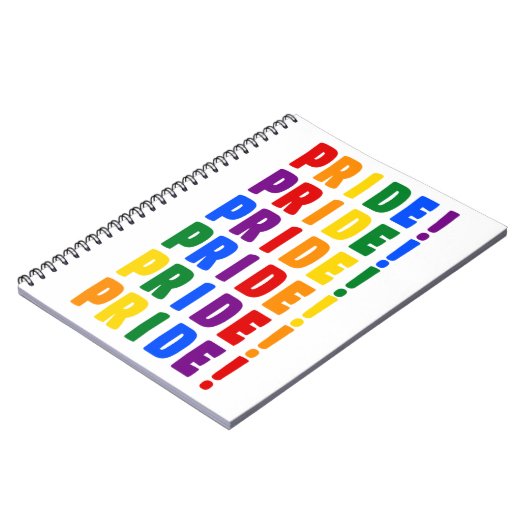 LGBT Rainbow Colors Pride Notitieboek (Linkerzijde)