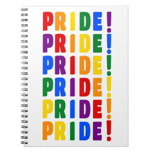 LGBT Rainbow Colors Pride Notitieboek