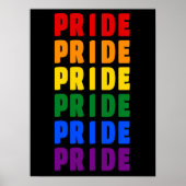 LGBT Rainbow Colors Pride Poster (Voorkant)