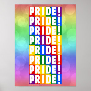 LGBT Rainbow Colors Pride Poster