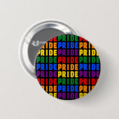 LGBT Rainbow Colors Pride Ronde Button 5,7 Cm (Voorkant /achterkant)