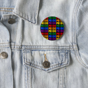 LGBT Rainbow Colors Pride Ronde Button 5,7 Cm
