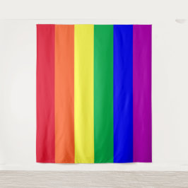 LGBT Rainbow Flag Gay Pride Parade Gay Party Decor Wandkleed