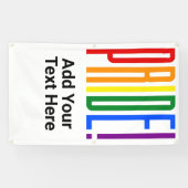 LGBT Rainbow Flag Kleuren Gay Pride Party Spandoek (Horizontaal)