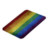 LGBT Rainbow Flag Magnet Magneet (Linkerzijde)