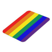 LGBT Rainbow Flag Magnet Magneet (Linkerzijde)