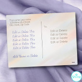 LGBT Rainbow Flag Script Creëer Uw eigen Gay Party Uitnodiging Briefkaart