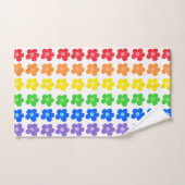 LGBT Rainbow Flowers Gay Pride Freedom & Equality Bad Handdoek (Handdoek)