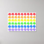 LGBT Rainbow Flowers Gay Pride Freedom & Equality Canvas Afdruk (Voorkant)