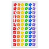 LGBT Rainbow Flowers Gay Pride Freedom & Equality Klein Cadeauzakje (Voorkant)