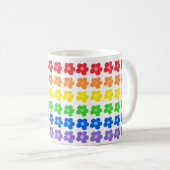 LGBT Rainbow Flowers Gay Pride Freedom & Equality Koffiemok (Voorkant rechts)