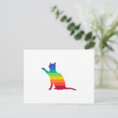 LGBT Rainbow Gay Pride Ca Briefkaart (Staand voorkant)