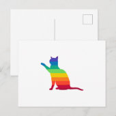 LGBT Rainbow Gay Pride Ca Briefkaart (Voorkant / Achterkant)
