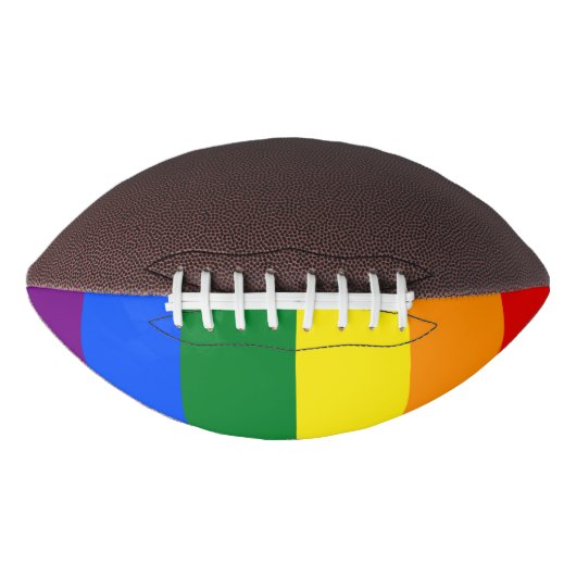 LGBT Rainbow Gay Pride Flag American Football (Voorkant)