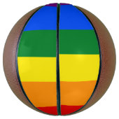 LGBT Rainbow Gay Pride Flag Basketbal (Verticaal)